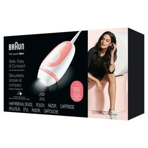 Braun Silk·expert IPL Hair Removal Device in Pink & White